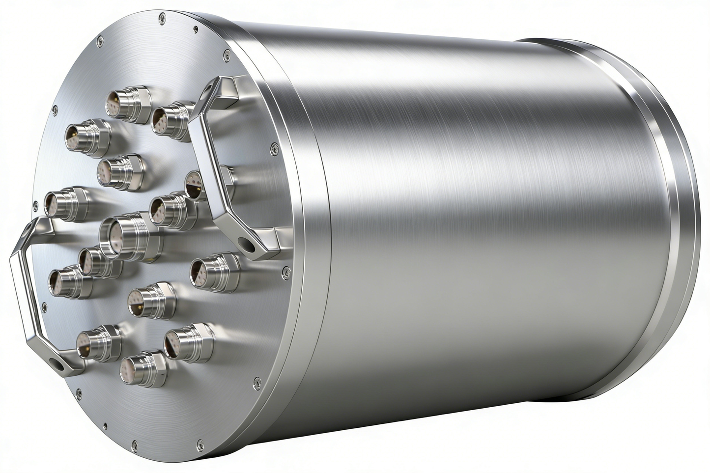 Industrial 316L stainless steel underwater sealed cabin for ROV electronics