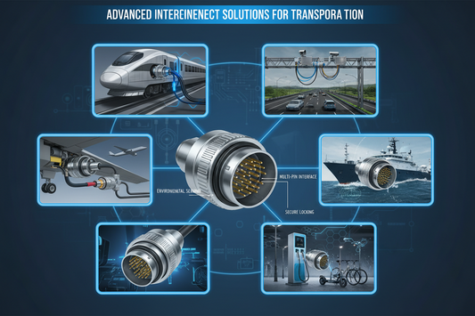 The application of aviation plugs in transportation and intelligent mobility