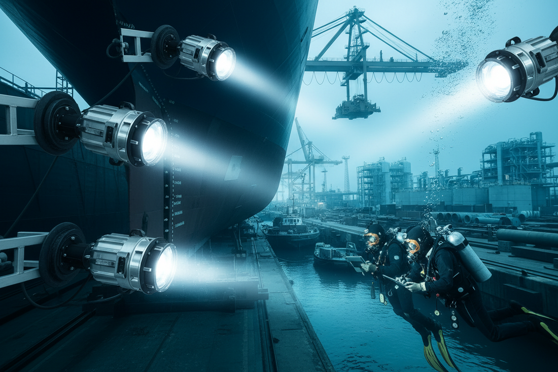 The application of underwater lighting fixtures in the manufacturing and factory sectors