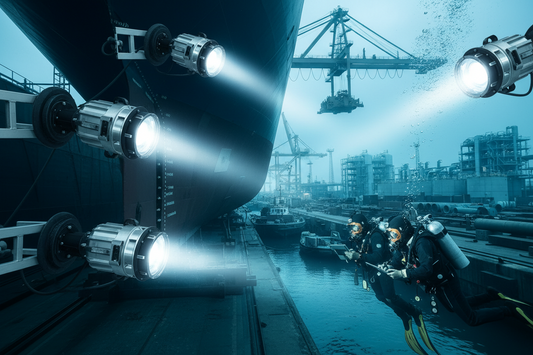 The application of underwater lighting fixtures in the manufacturing and factory sectors