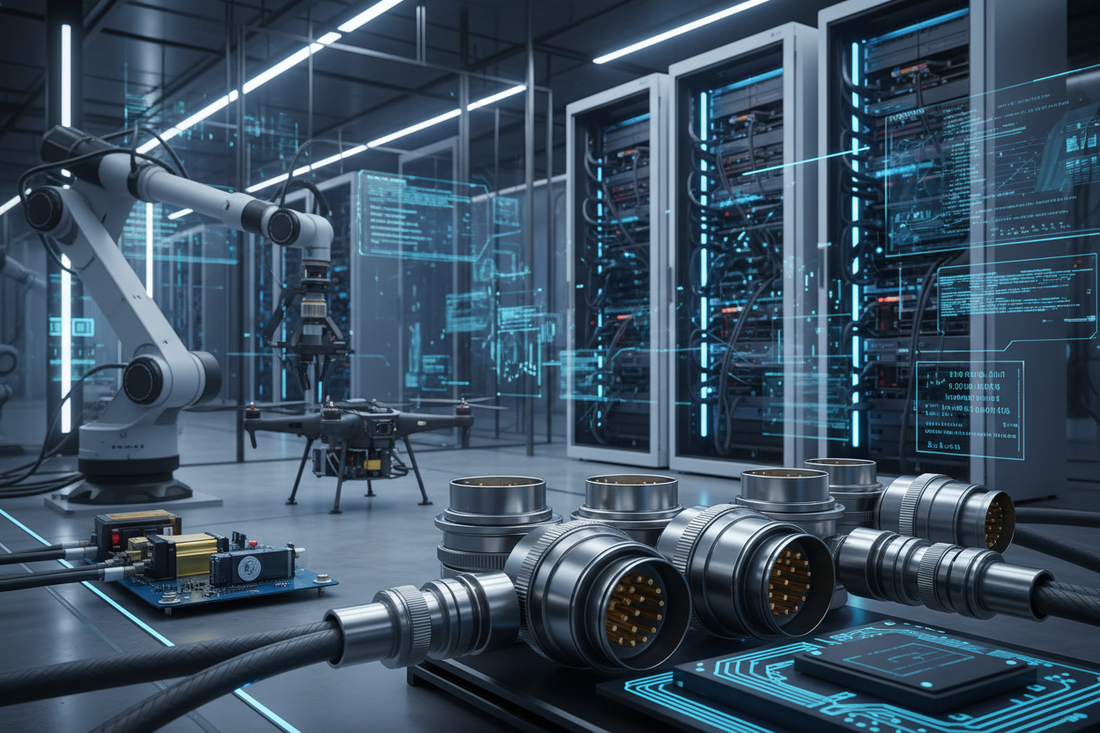 Aviation plug: The "invisible connection cornerstone" for the implementation of AI technology
