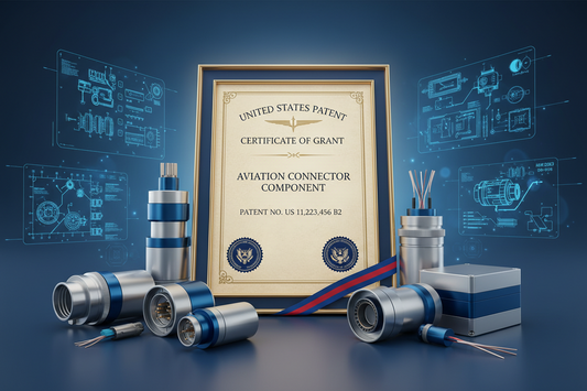 Yingdige has successfully obtained the patent certificate for the aviation connector component