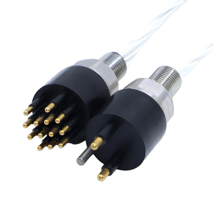 High current subsea bulkhead connector for ROV underwater system