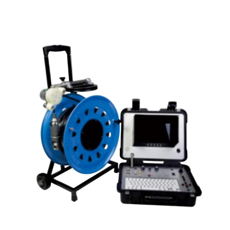Subsea camera and control unit integrated marine surveillance set