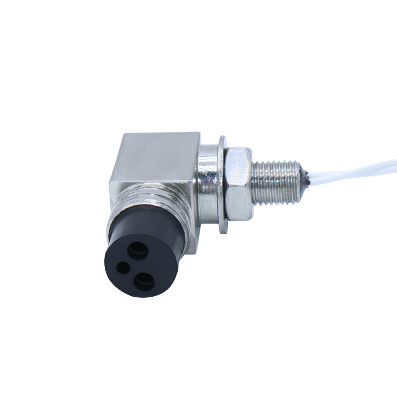 Right angle watertight aviation connector for underwater limited space