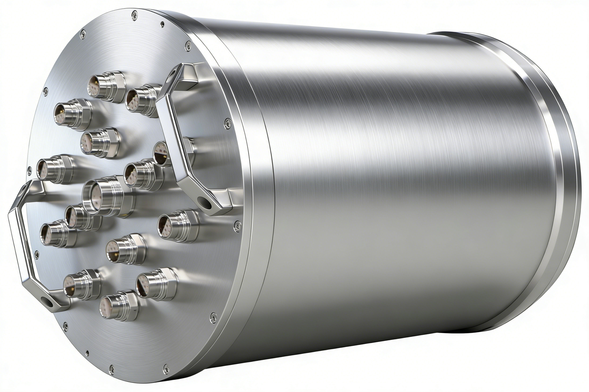 Industrial 316L stainless steel underwater sealed cabin for ROV electronics