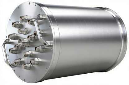 Industrial 316L stainless steel underwater sealed cabin for ROV electronics