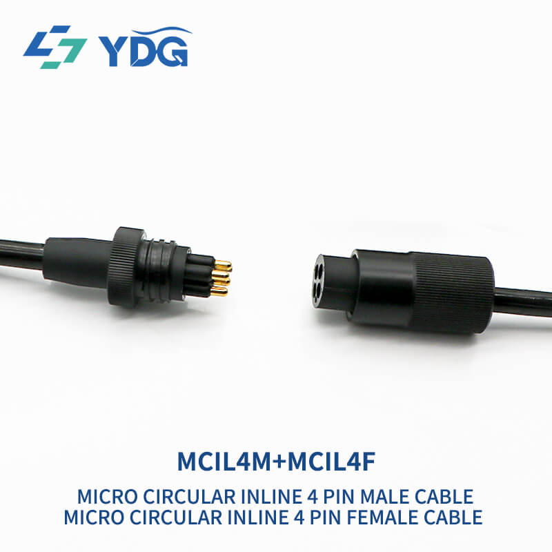 MCIL4M Male to MCIL4F Female 4-Pin Cable-to-Cable In-Line Subsea Wet-Mate Assembly