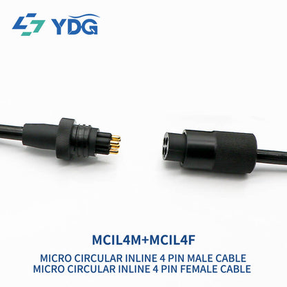 MCIL4M Male to MCIL4F Female 4-Pin Cable-to-Cable In-Line Subsea Wet-Mate Assembly