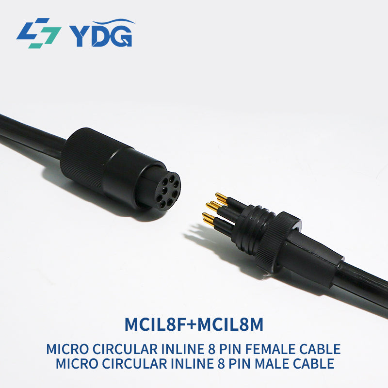 MCBH8F female bulkhead 8-pin subsea connector