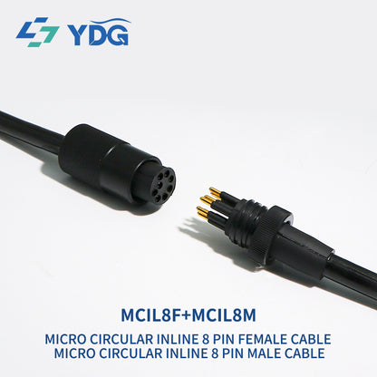 MCBH8F female bulkhead 8-pin subsea connector