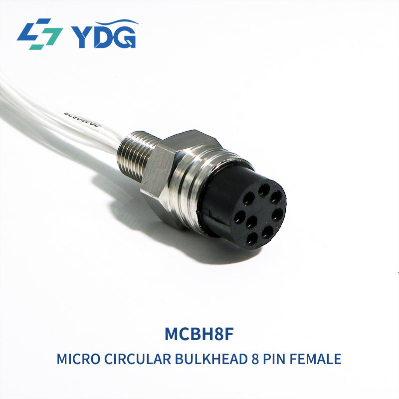 Subsea wet-mate 8-pin connector, connector interface detail
