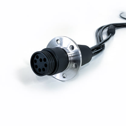 Flange type underwater watertight connector subsea bulkhead plug