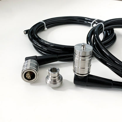 Corrosion resistant 90 degree underwater aviation plug socket connector