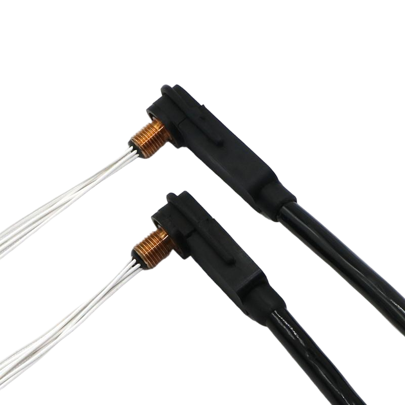 Flat square underwater watertight connector compact subsea plug