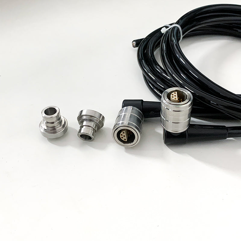 Waterproof right angle aviation connector sealed plug socket for marine equipment
