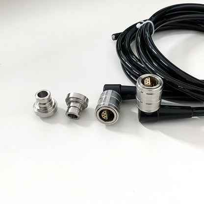 Waterproof right angle aviation connector sealed plug socket for marine equipment