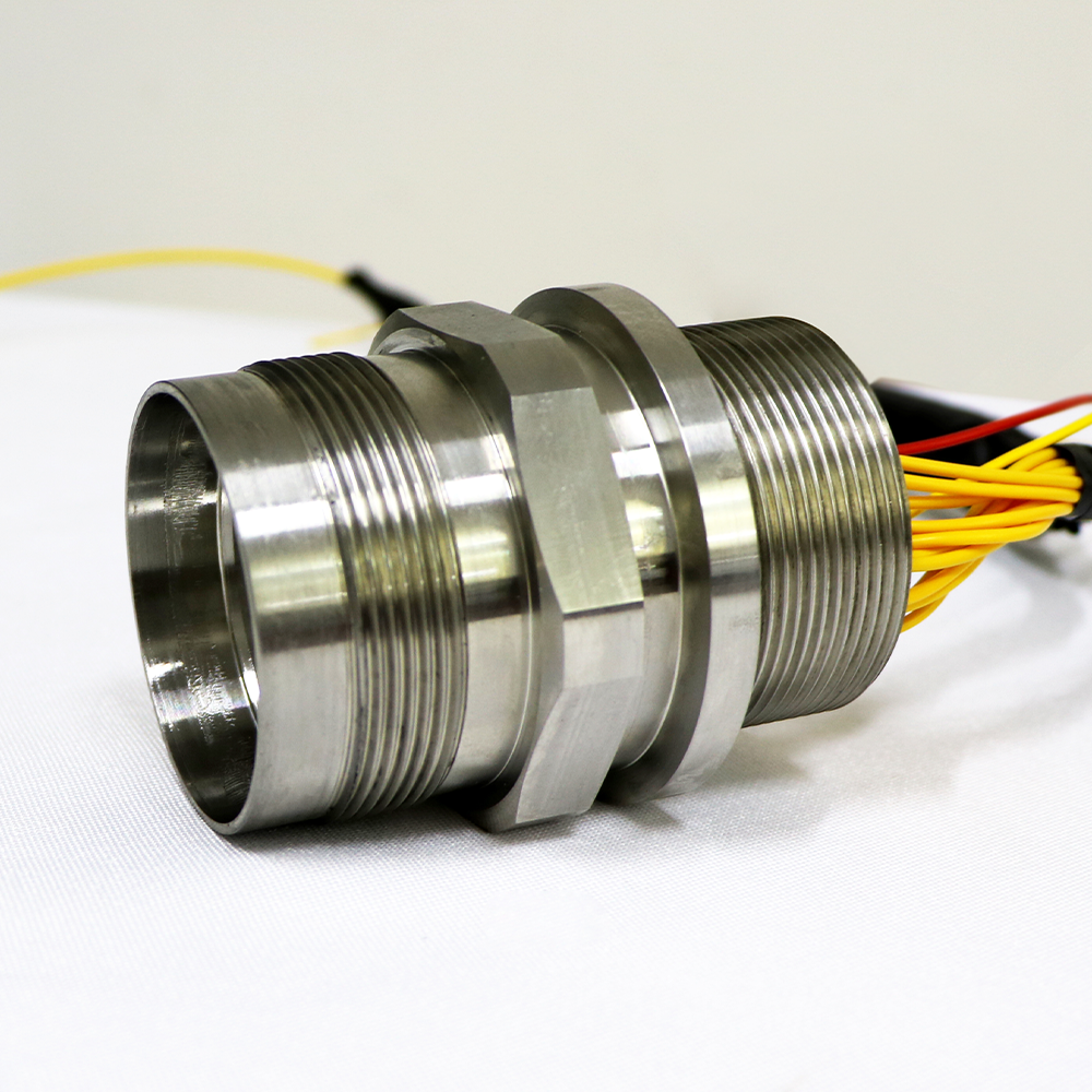 Underwater hybrid fiber and power connector IP68 sealed subsea plug