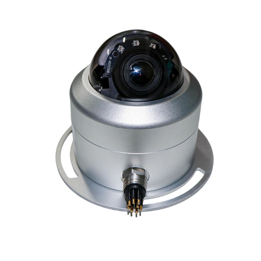 300m depth rated underwater PTZ dome camera with aluminum/titanium housing