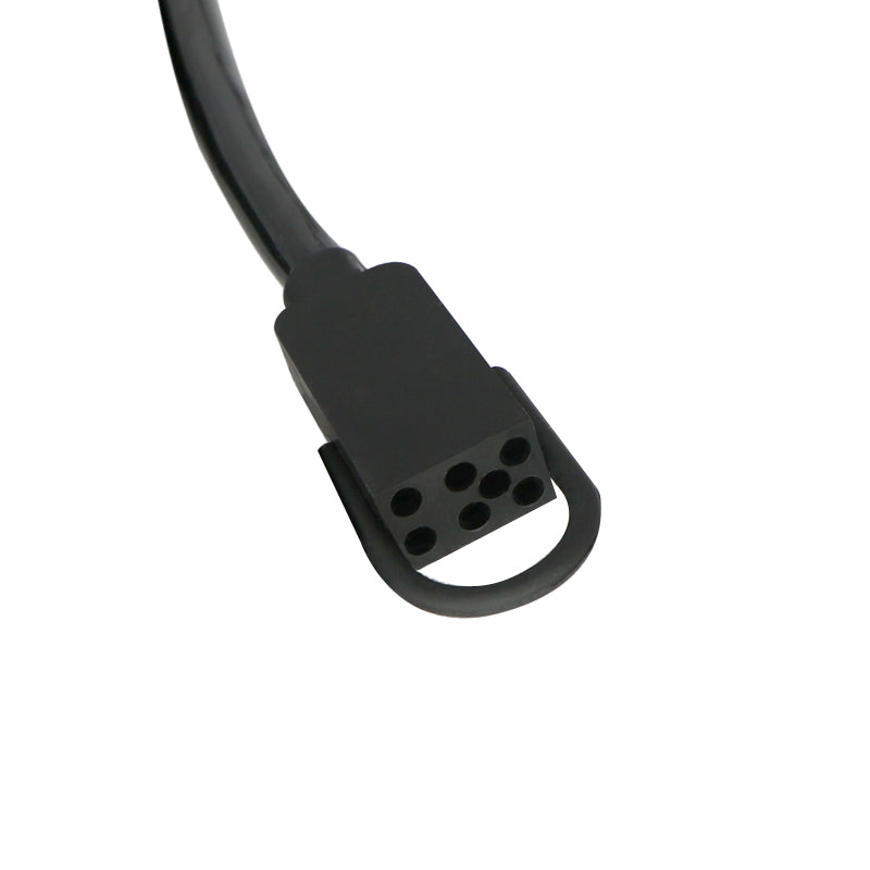 Flat square sealed underwater connector for underwater camera device