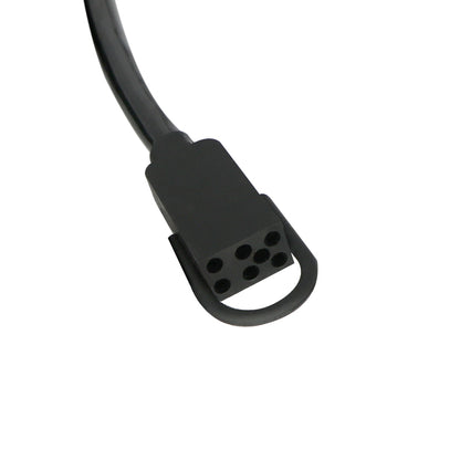 Flat square sealed underwater connector for underwater camera device