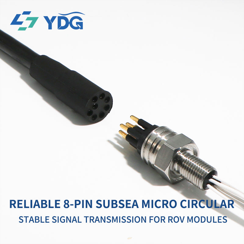 MCIL8M male inline 8-pin subsea cable connector
