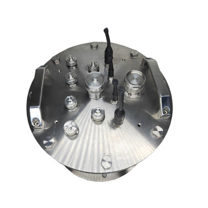 Deep-sea waterproof pressure housing for underwater electronics