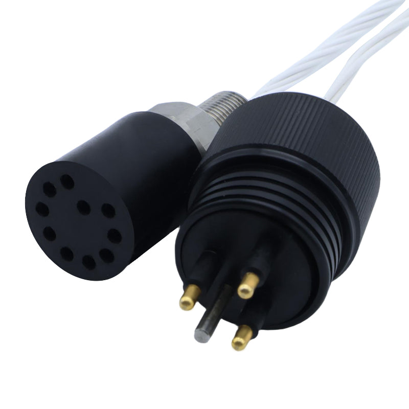 Heavy duty underwater power connector high current sealed joint
