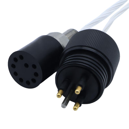 Heavy duty underwater power connector high current sealed joint