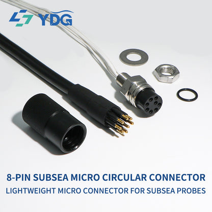 8-pin subsea micro circular connector for ROV and offshore systems
