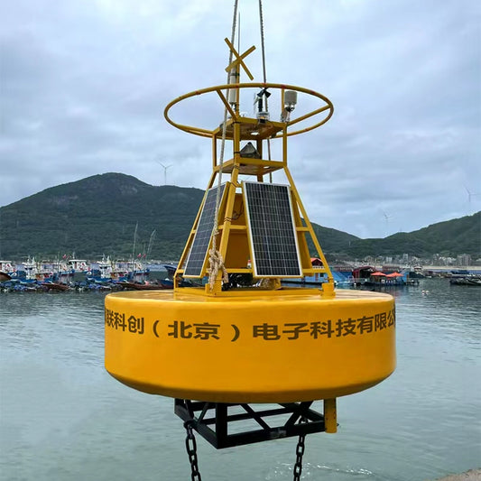 Customizable marine buoy with integrated AIS and GPS sensors