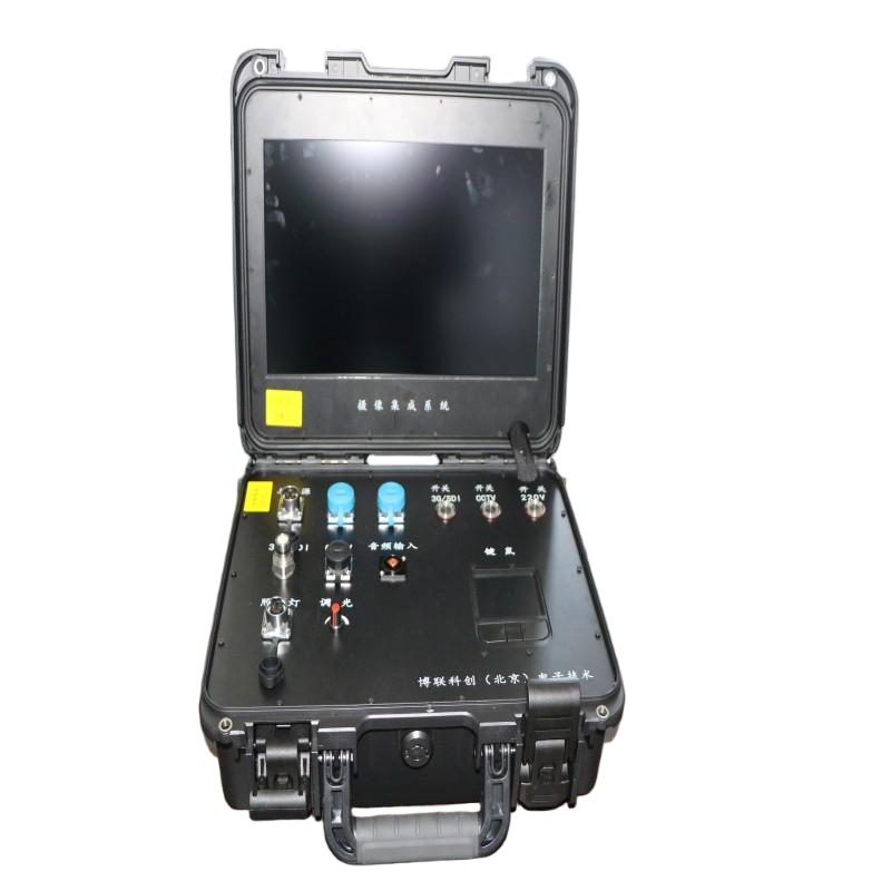 Marine underwater camera system with control box for deep sea inspection