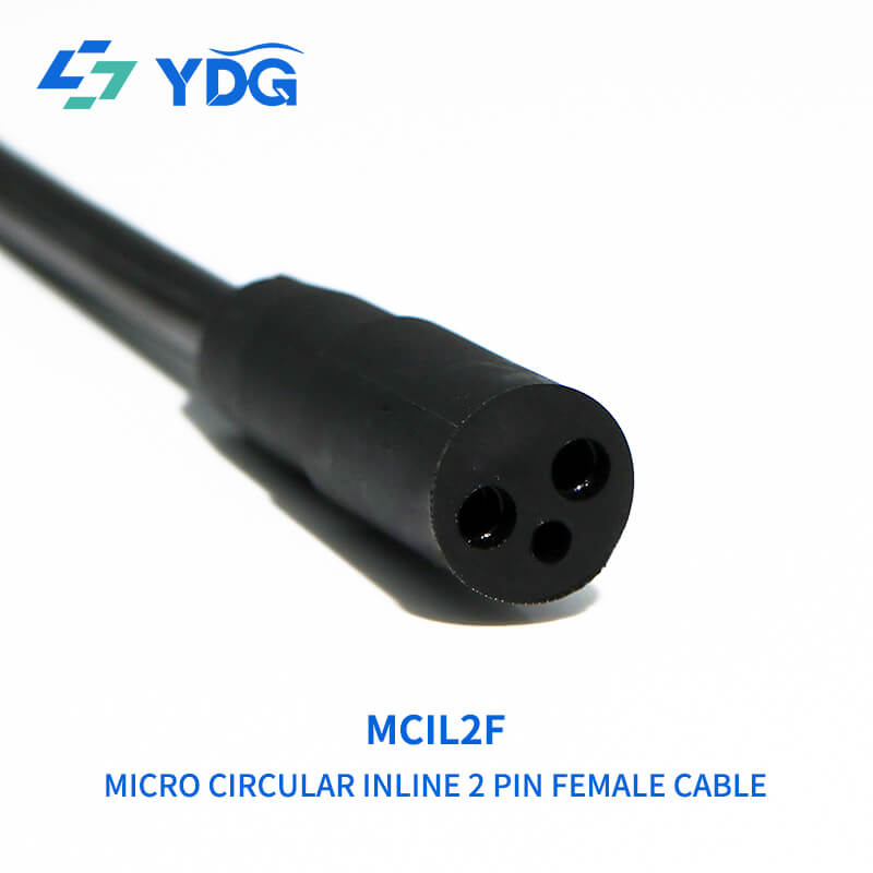 MCIL2F 2-pin female inline subsea cable connector