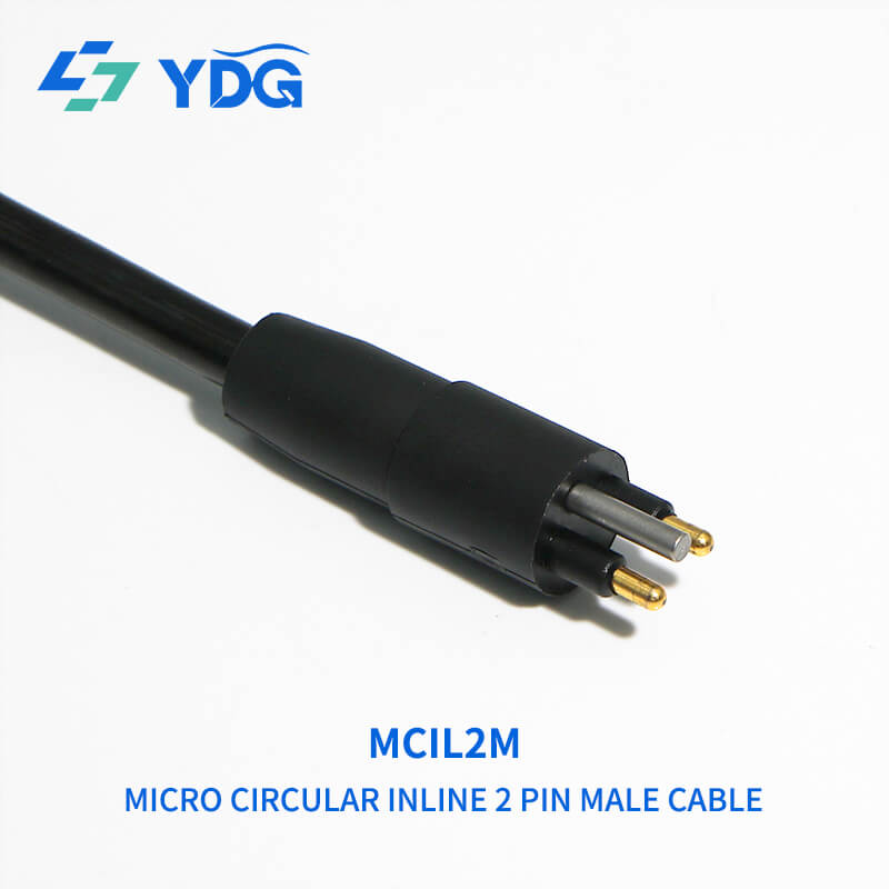MCIL2M 2-pin male inline subsea cable connector