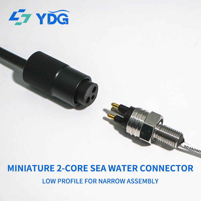 MCIL2M male cable connector and MCBH2F female bulkhead wet-mate set
